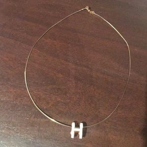 Hermès H Necklace